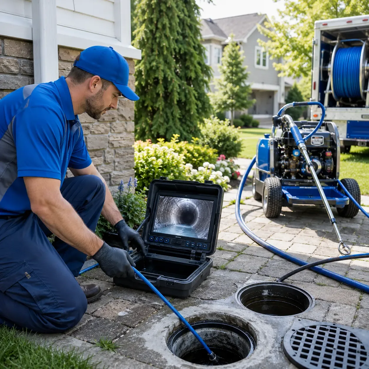 Outdoor drain cleaning professionals serving Oak Park, MN